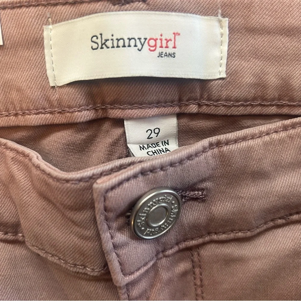Skinnygirl Lavender Skinny Ankle Jeans    NWT - Picture 7 of 10